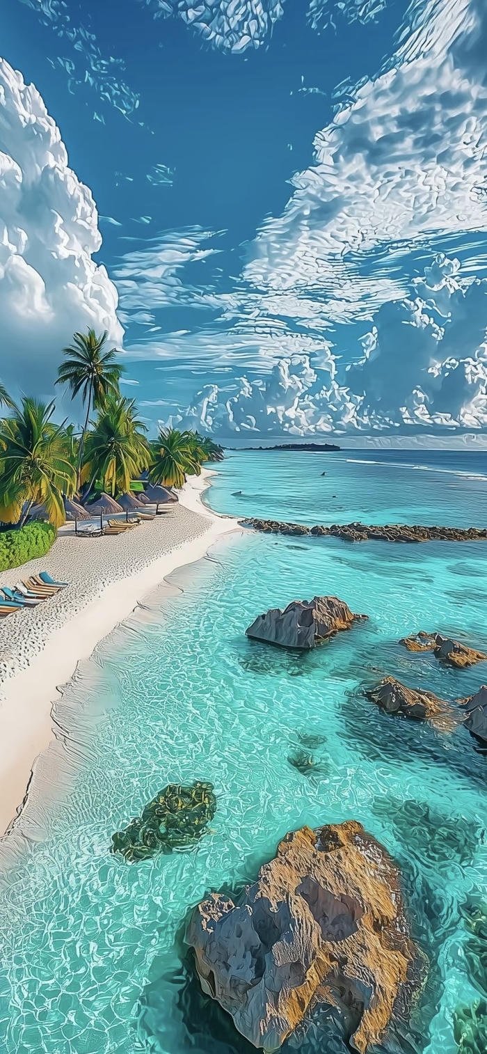 ảnh nền biển xanh nền trời