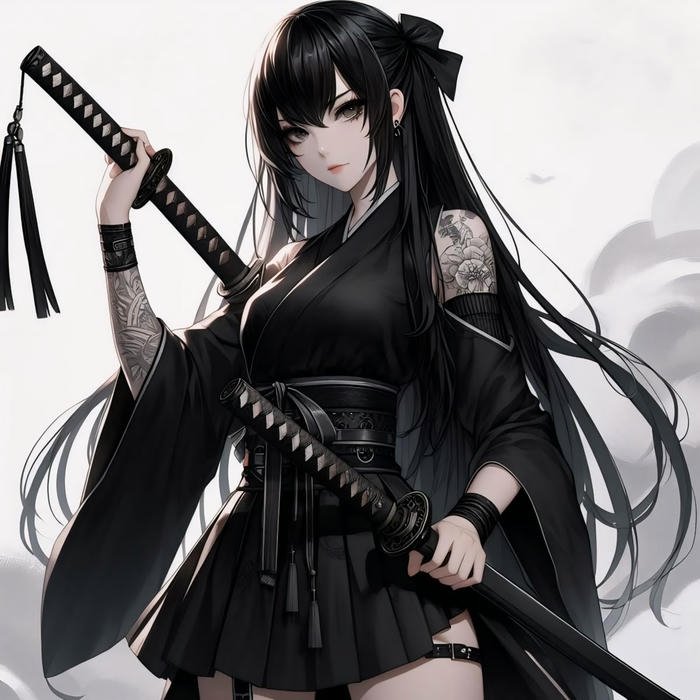 ảnh nhân vật nữ trong trận ninja