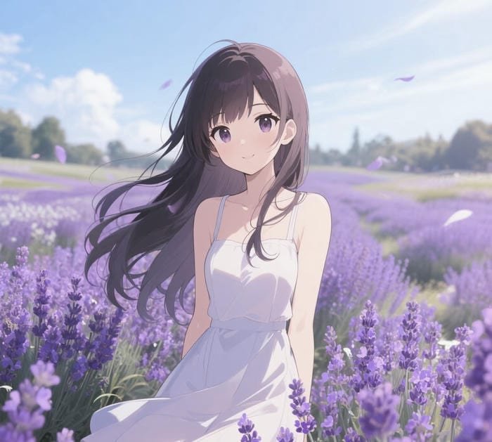 ánh nhìn trong sáng anime