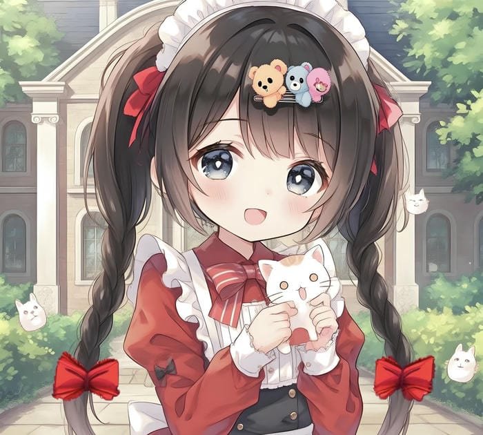 ánh sáng hồng anime nữ