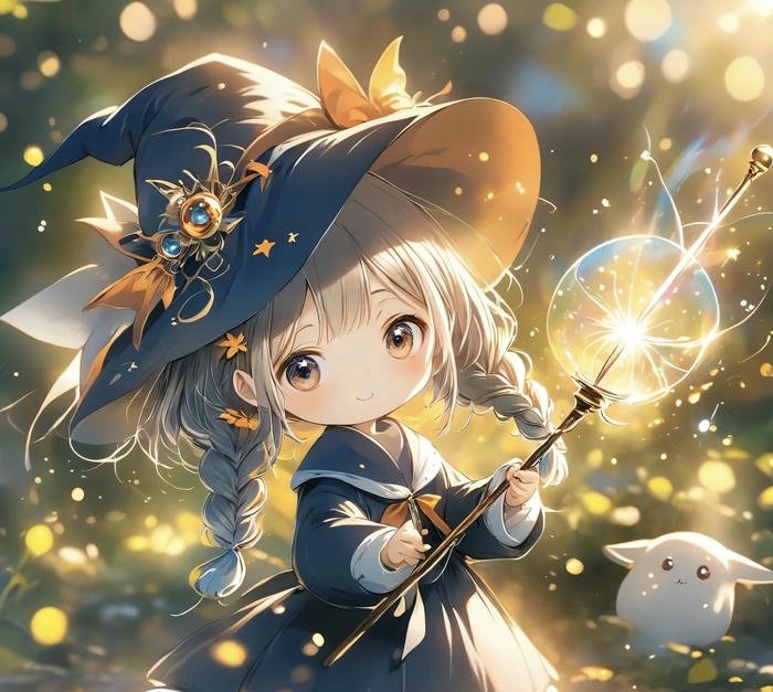 ánh sáng phép thuật bừng sáng