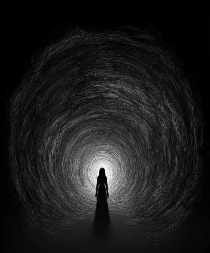 avatar dark tối giản