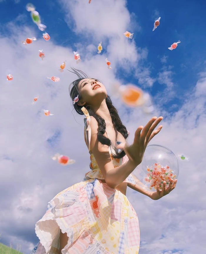 ánh sáng tươi avatar dễ thương