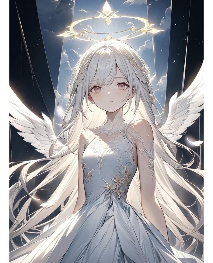 ảnh thiên sứ anime ánh sáng