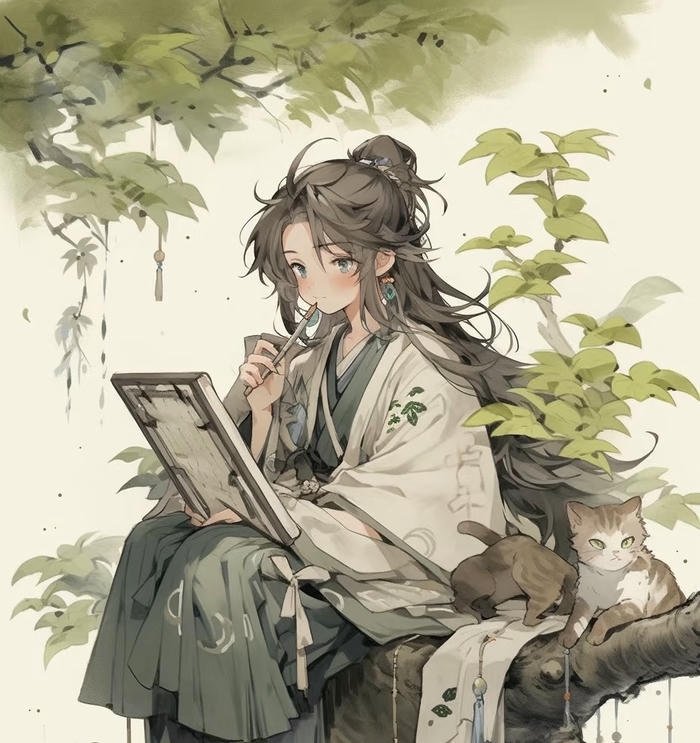 anime cổ trang nghệ thuật