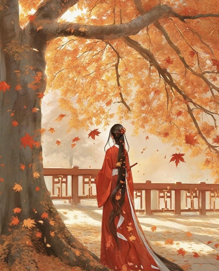 anime cổ trang nữ duyên dáng