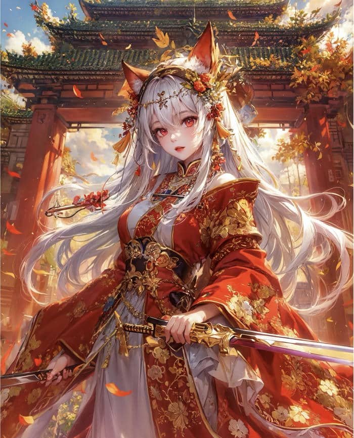 anime kiếm sĩ đầy khí chất