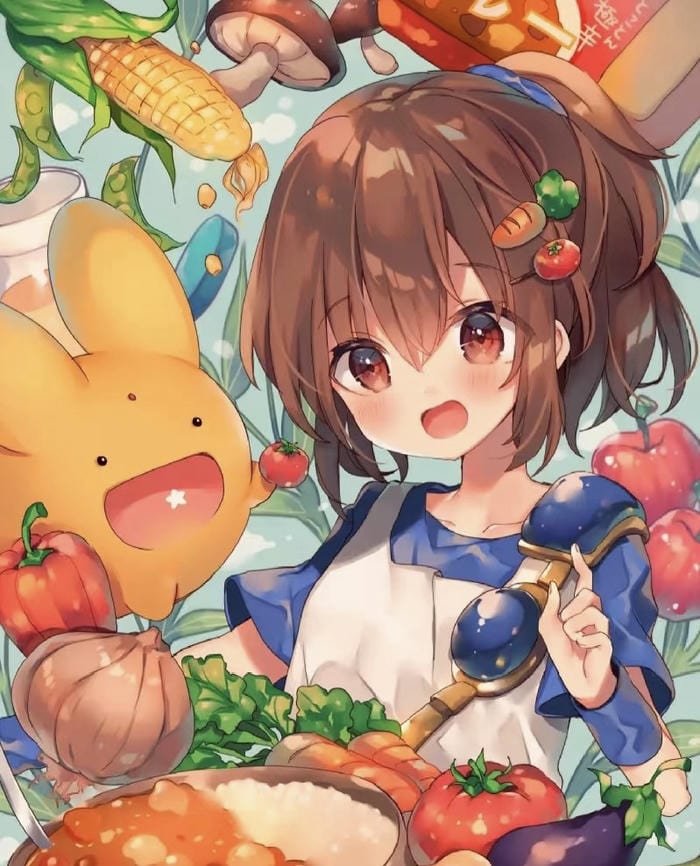 anime nữ đáng yêu tự nhiên