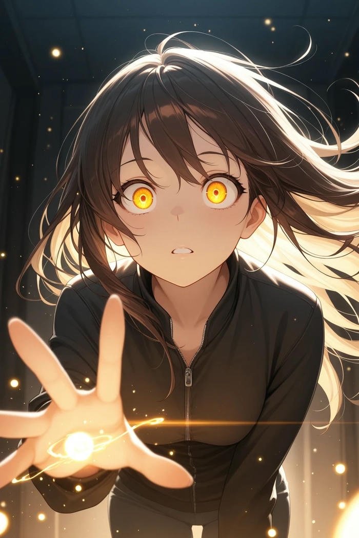 anime siêu năng lực phát sáng