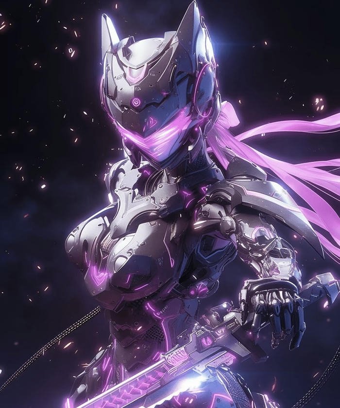 armor robot anime tương lai