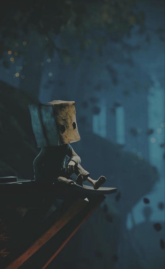 avatar buồn theo phong cách tối giản