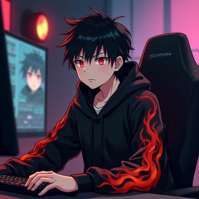 avatar gamer cá tính ngầu