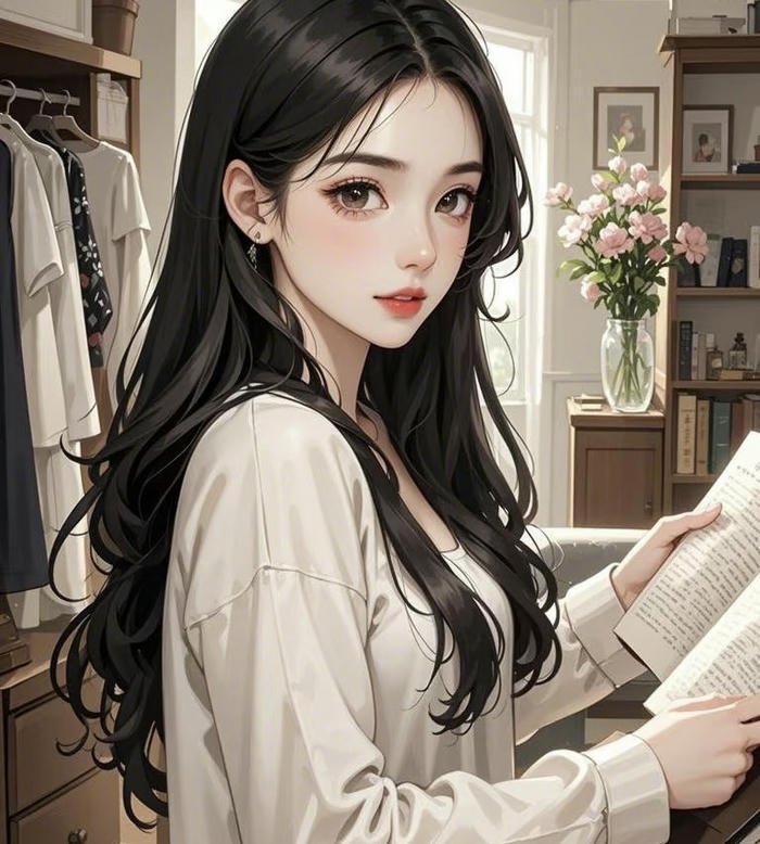 avatar mang phong thái tối giản