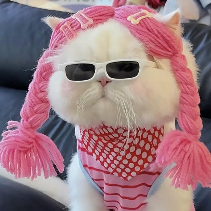 avatar mèo biểu cảm hài hước