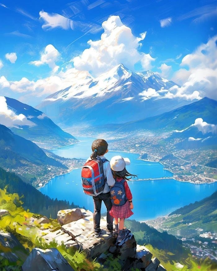 bức ảnh anime đường xa