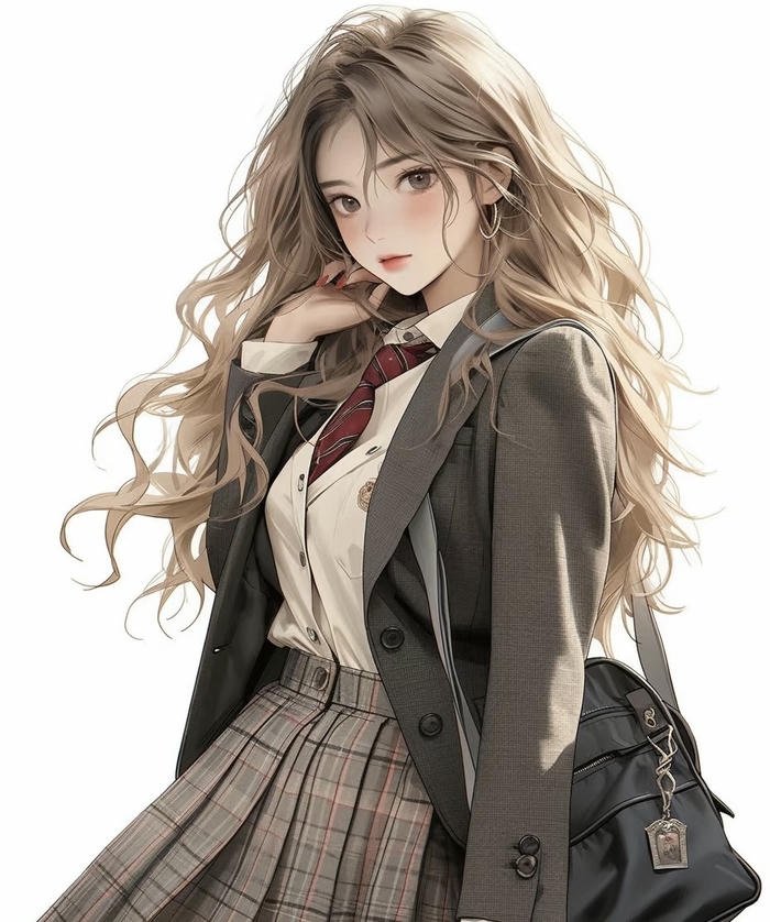 bức ảnh anime học đường nghệ thuật