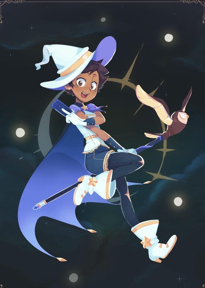 bức ảnh anime phép huyền ảo