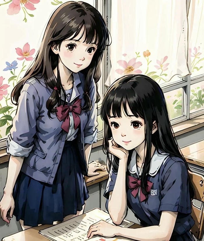 bức ảnh anime tuổi học trò