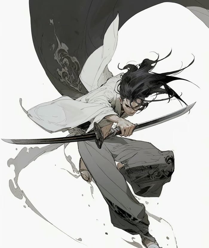 bức anime chiến binh ngầu