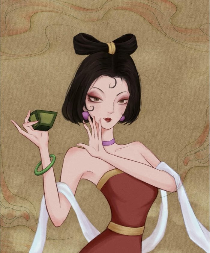 bức anime cổ trang nữ đẹp