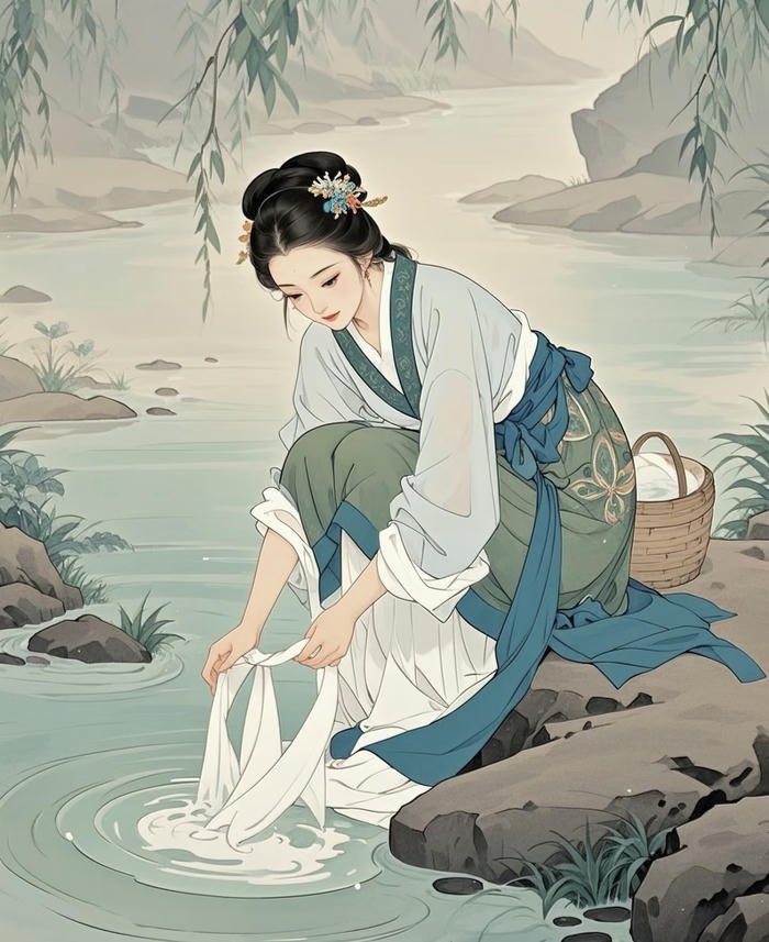 bức anime cổ trang thần bí