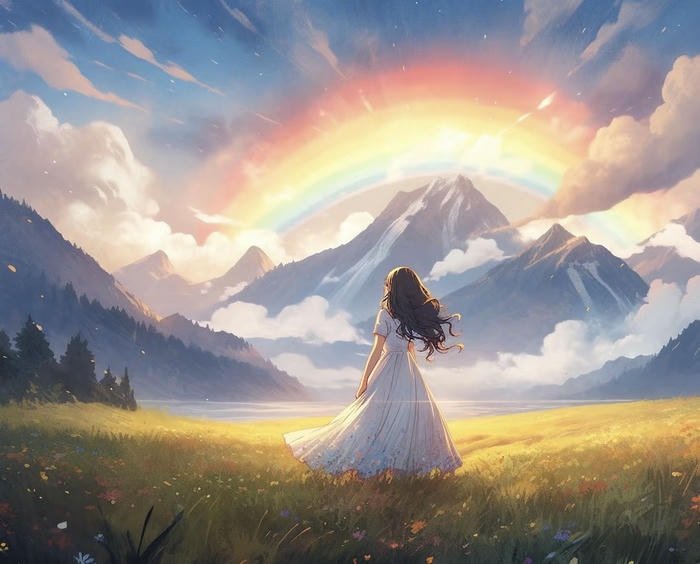 bức anime màu đẹp