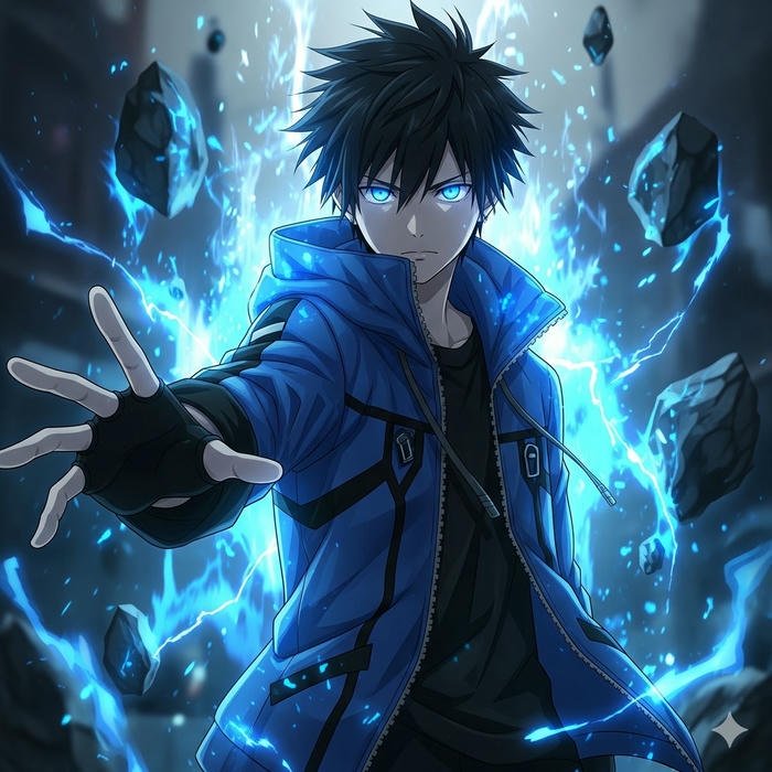 bức tranh anime phát sáng