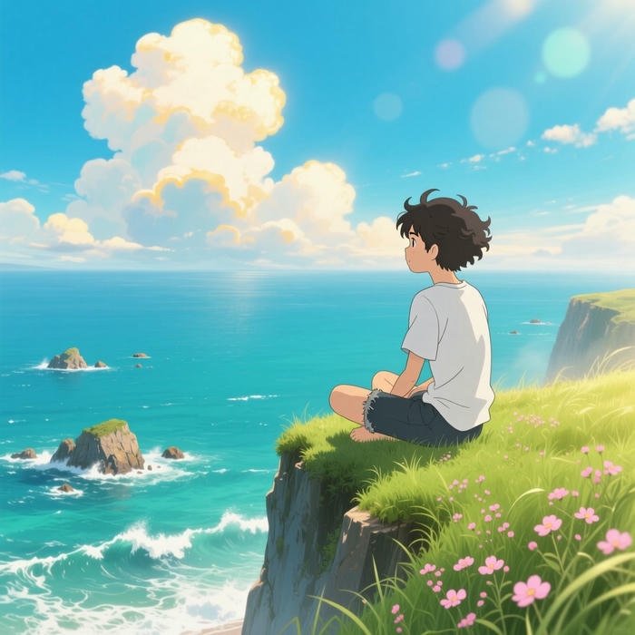 bức tranh anime thám hiểm