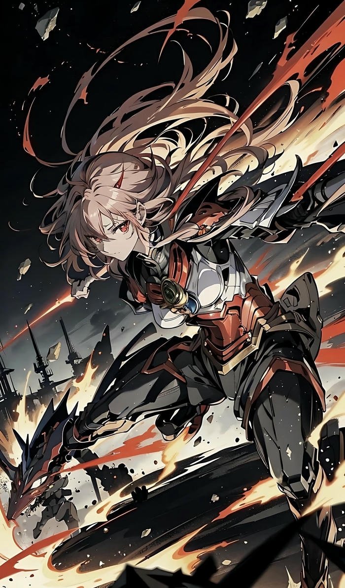 bức tranh chiến binh anime