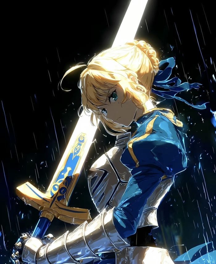 cảnh chiến đấu kiếm anime