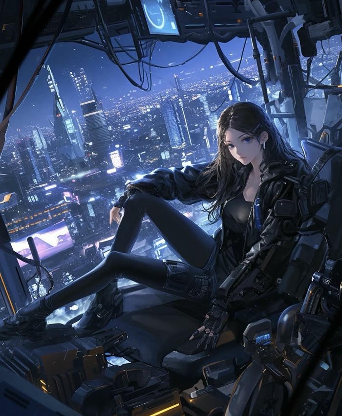 cảnh code chạy quanh hacker anime