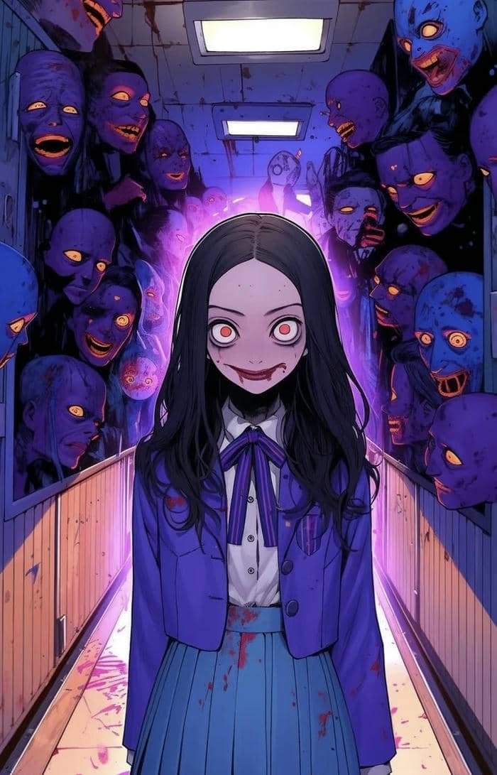 cảnh kinh dị trong anime cảnh kinh dị trong anime