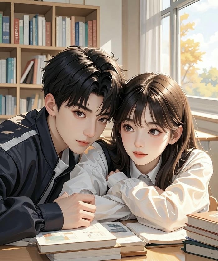 cặp đôi anime với thần thái mạnh