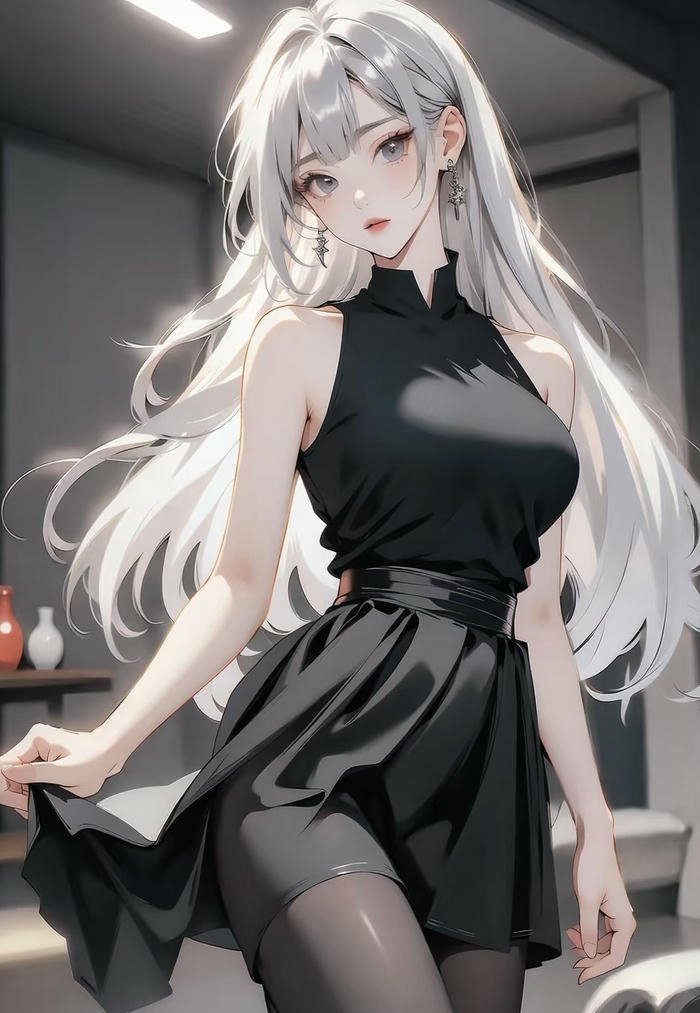 cô gái anime phong thái lạnh