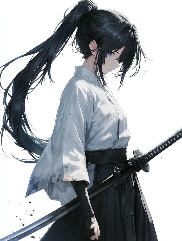 cú đá xoay của kunoichi anime