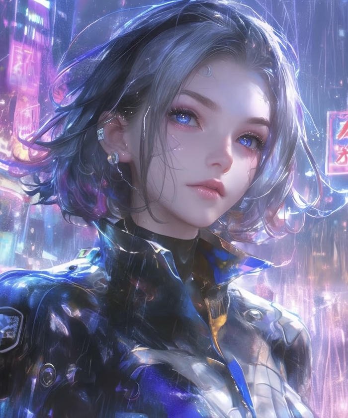 đôi mắt phát sáng robot anime