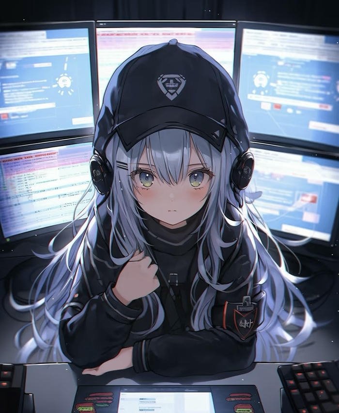 dòng code trôi nhanh trên màn hình