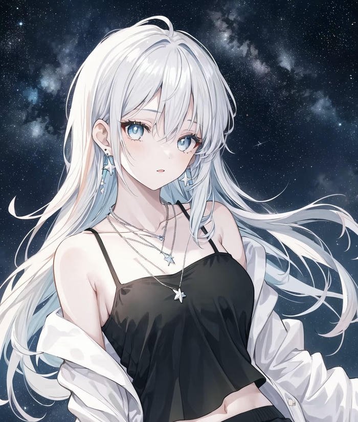 gương mặt cô gái tóc sáng