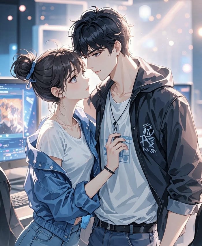 hai nhân vật anime dáng ngầu