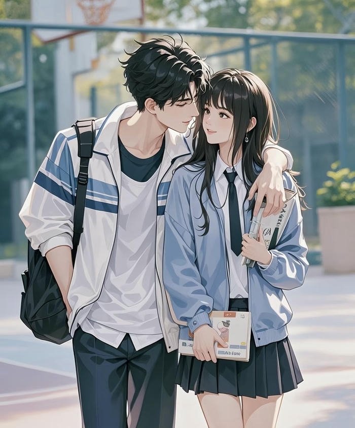 hai nhân vật anime nhìn đầy tự tin