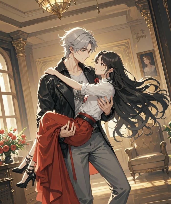 hai nhân vật anime vẻ cá tính