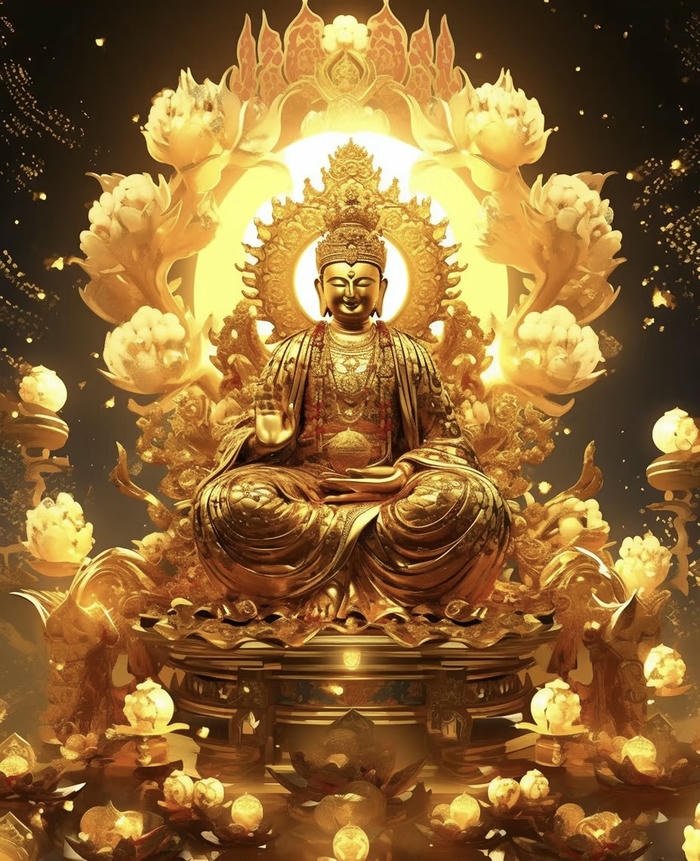 hình Phật phong thủy biểu tượng cho lòng thành và hướng thiện