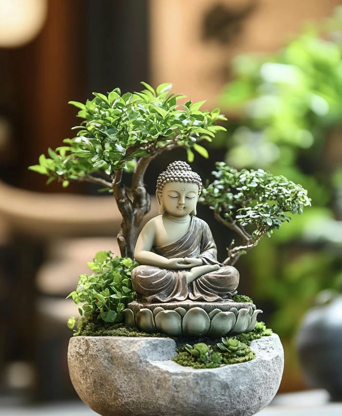 hình Phật phong thủy mang đến cảm giác an yên và thư thái
