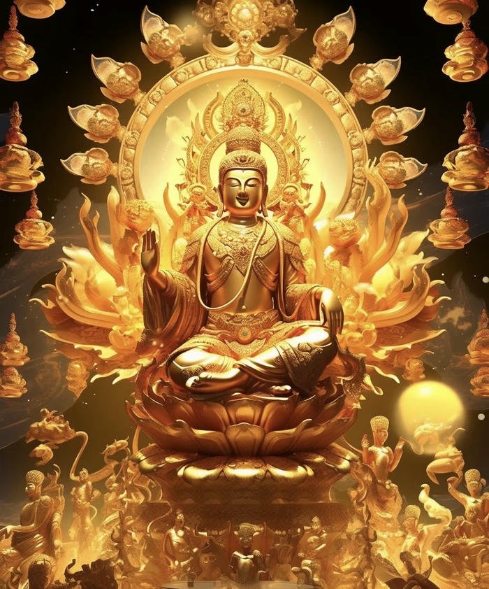 hình Phật phong thủy mang đến cảm giác nhẹ nhõm và bình yên