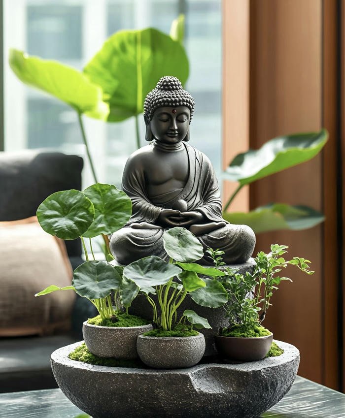 hình Phật phong thủy tượng trưng cho lòng từ bi và trí tuệ