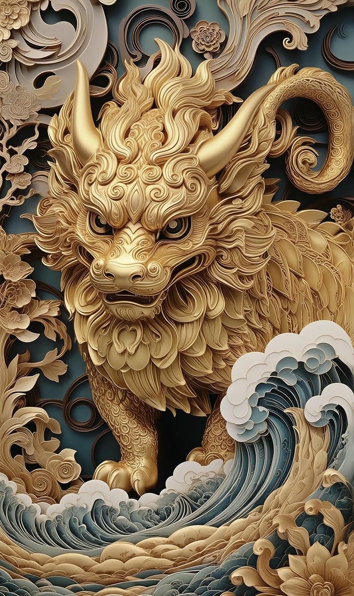 hình Tỳ Hưu phong thủy thể hiện sự tự tin và uy lực