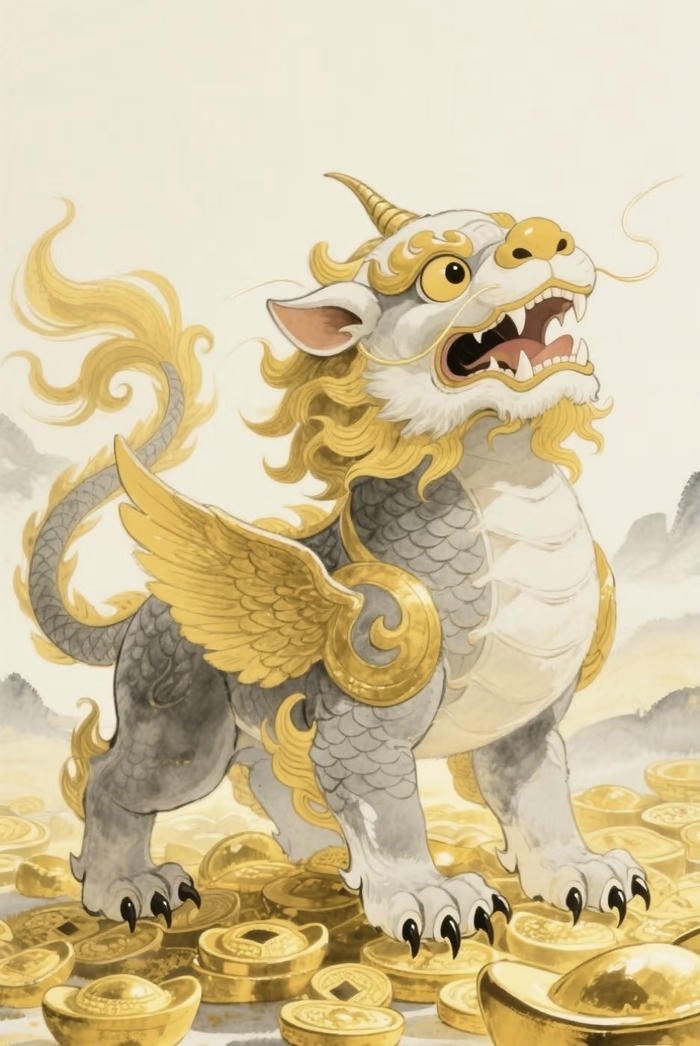 hình Tỳ Hưu phong thủy thể hiện sức mạnh và lòng kiên định