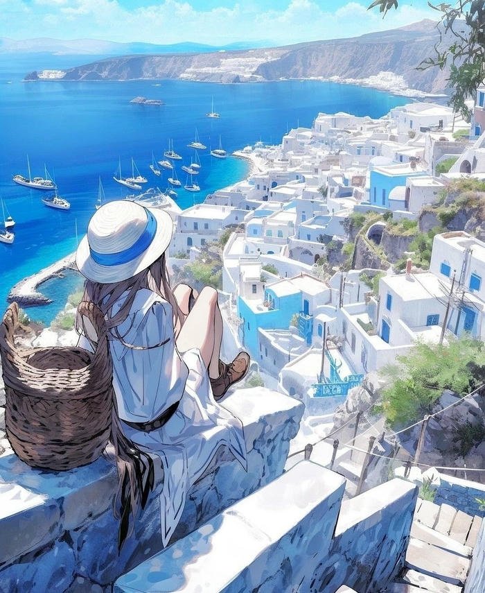 hình ảnh anime du hành