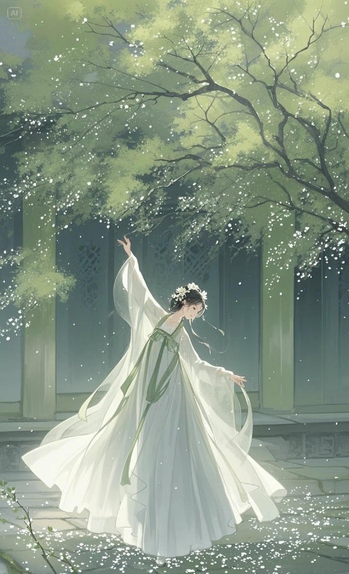 hình anime cổ trang buổi sáng