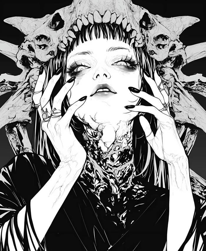 hình anime đen trắng buồn ngầu hình anime đen trắng buồn ngầu